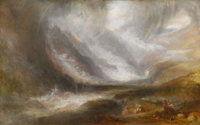Painting by JMW Turner, 'Valley of Aosta