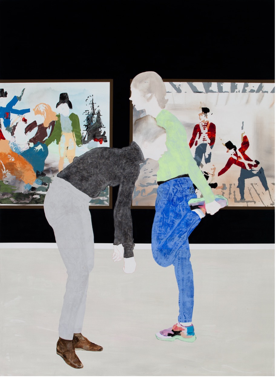 Helen Johnson, History Problem 2013. Acrylic on canvas. Michael Buxton Collection, the University of Melbourne Art Collection. Donated through the Australian Government's Cultural Gifts Program by Michael and Janet Buxton, 2018 Artwork