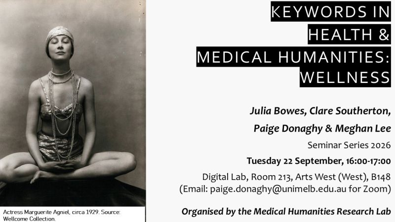 Wellness - Keywords event flyer