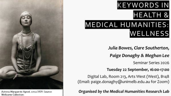 Wellness - Keywords event flyer