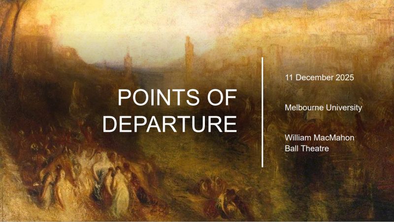 Image for Points of Departure: Topos, Temporality, Method  