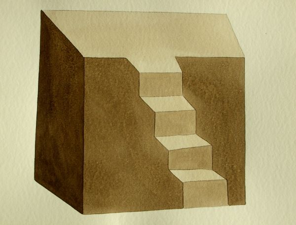 image of staircase in rock
