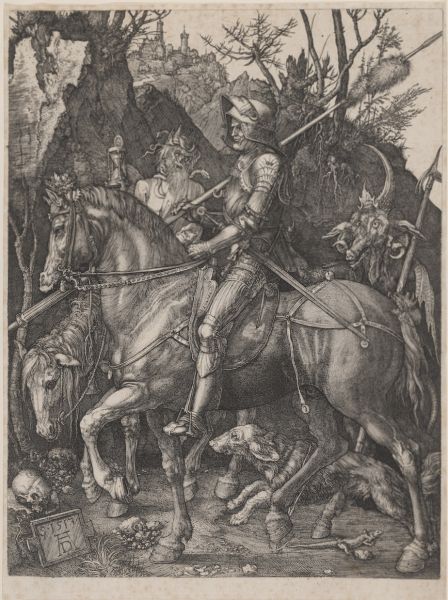 Albrecht Dürer, Knight, Death and Devil, 1513