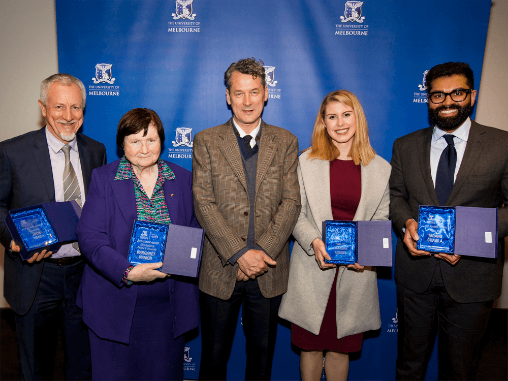 Professor Mark Considine with Award Recipients