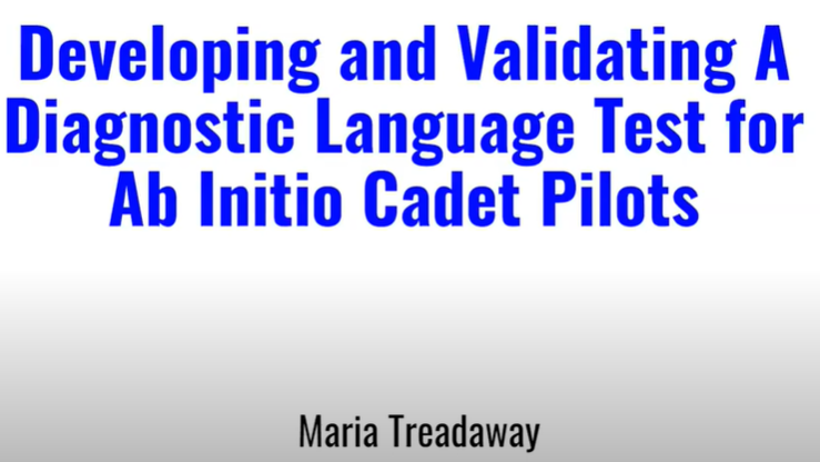 Developing and Validating a Diagnostic Language Test for Ab Initio ...