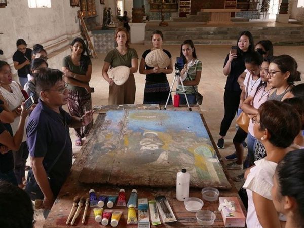 Conservation students during field trip