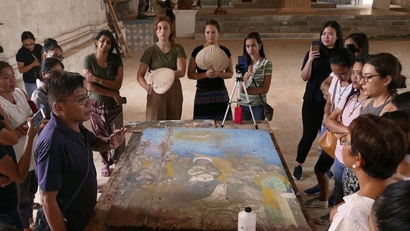 Conservation students during field trip
