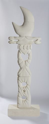 'Moon Totem', a work by sculptor Noriko Nakamura. (Credit: Noriko Nakamura)