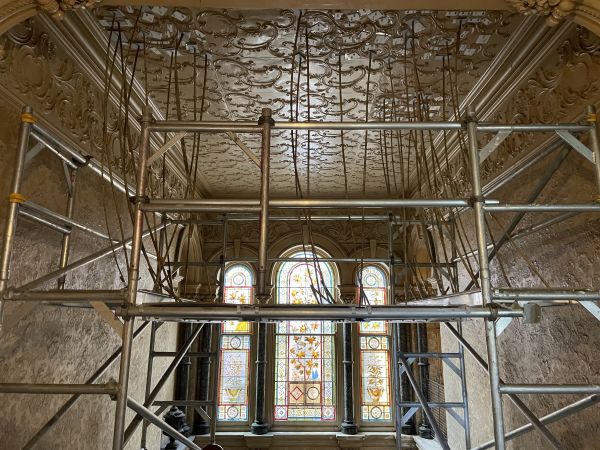 Tiles and scaffold