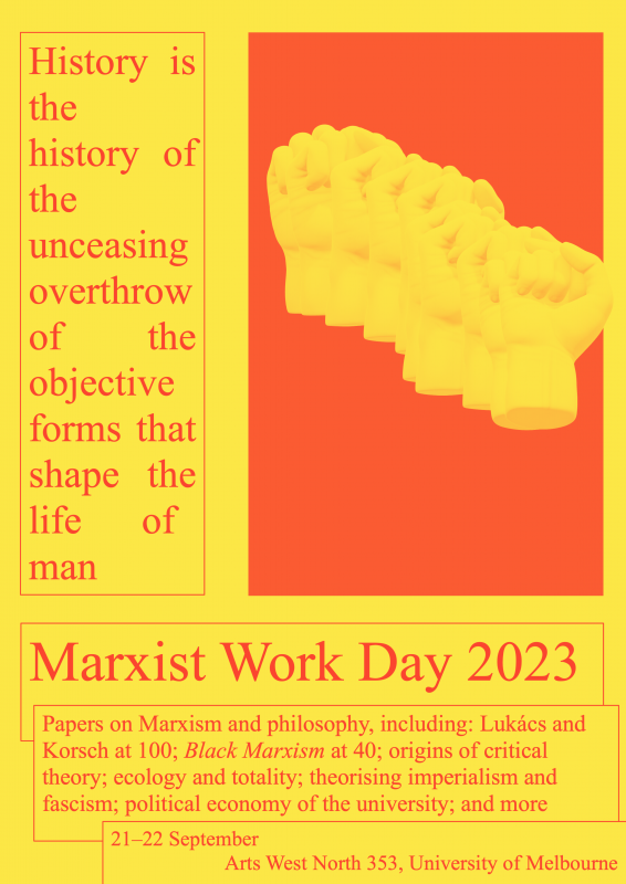 Marxist Work Day Event Flyer