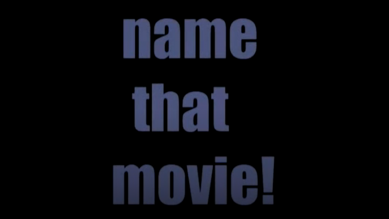 Text: name that movie! Jenny Fraser