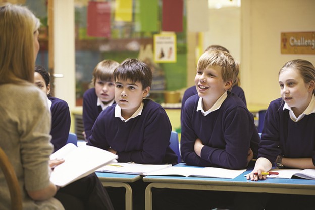 classroom scene