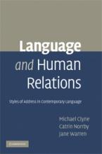  Styles of Address in Contemporary Language. Cambridge University Press, 2009