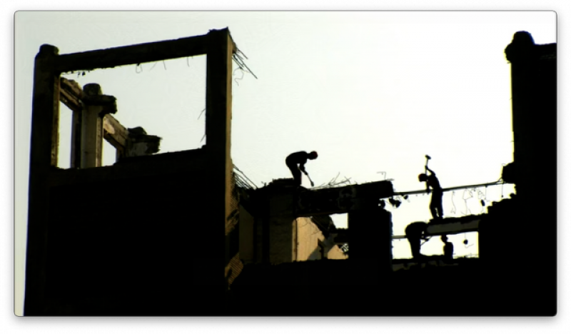 Screen-capture from Still Life (2006)