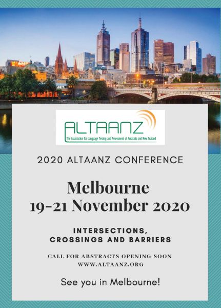 Conference flyer with image of Melbourne 
