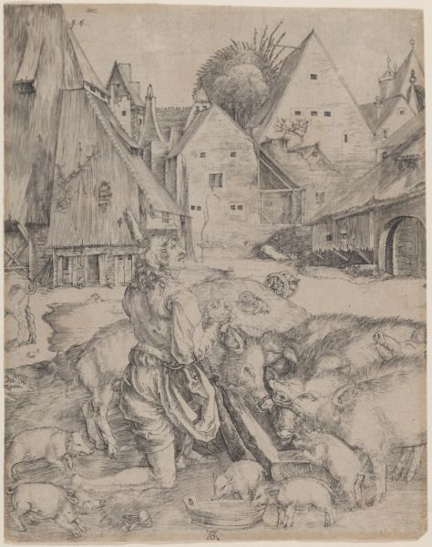 Unknown Copier, The Prodigal Son and the Swine, nd